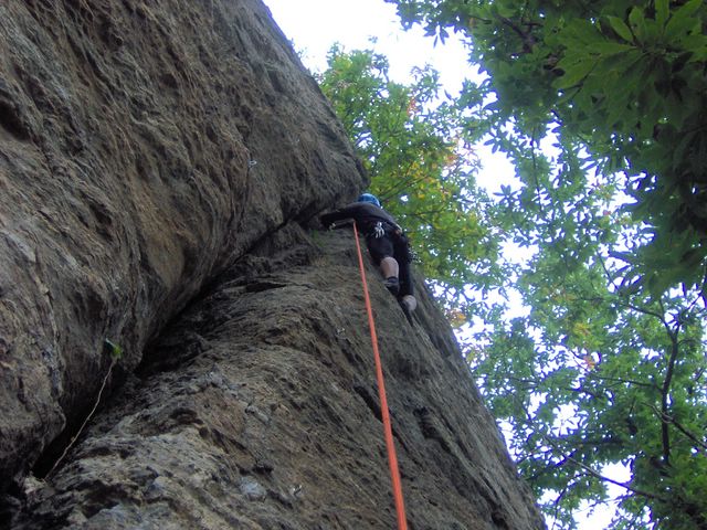 Pirmin su un 4c....che fatica!