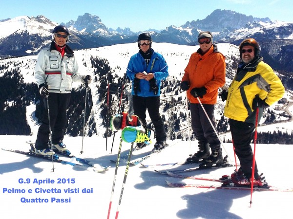 Pelmo e Civetta visti dal Sellaronda