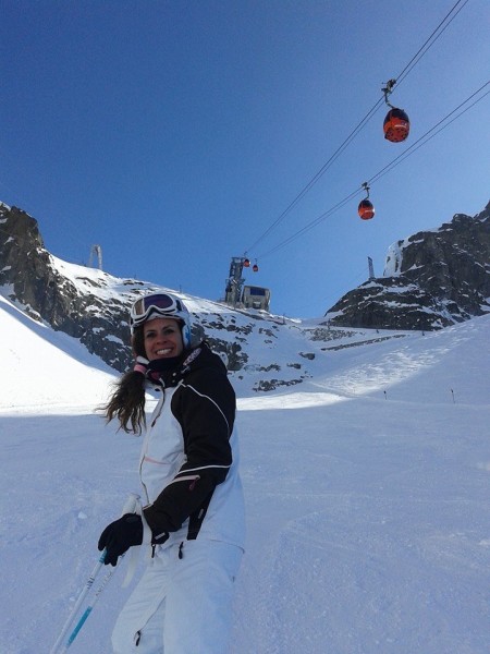 Passo del tonale. Pista paradiso