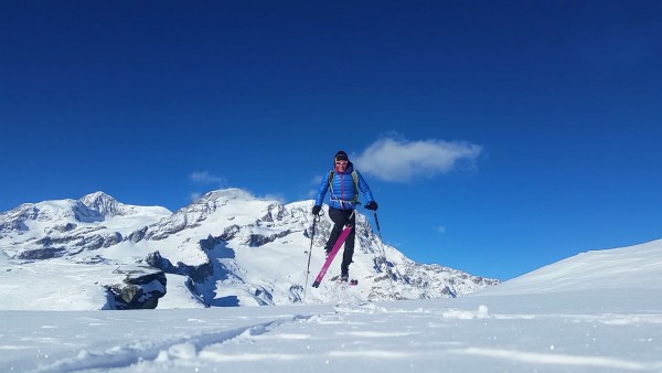 Panorama sopra al Passo dei Salati Gressoney