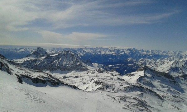 Cervinia: Plateau Rosa, mozzafiato