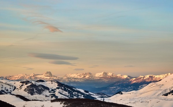 La bella addormentata del Gran Sasso d'Italia, Corno Grande. Abruzzo