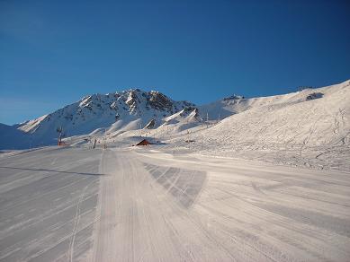 il primo giorno con le piste fresate