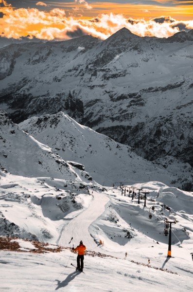 Amazing landscape in Gressoney