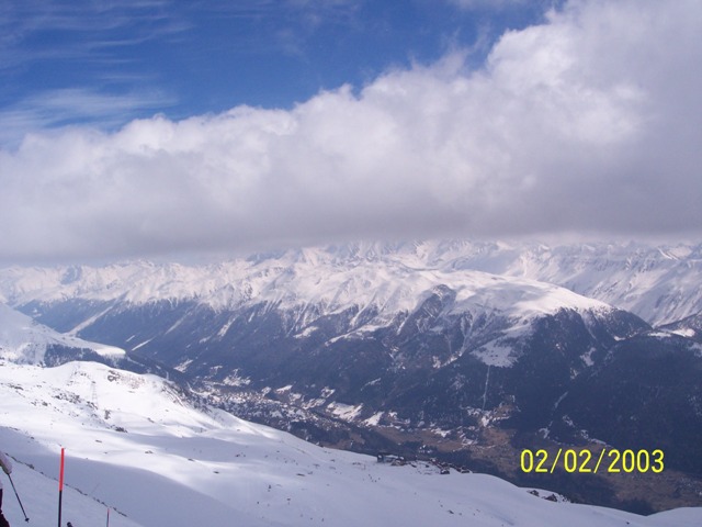 Paesaggio dalle piste alte di Bettermalp