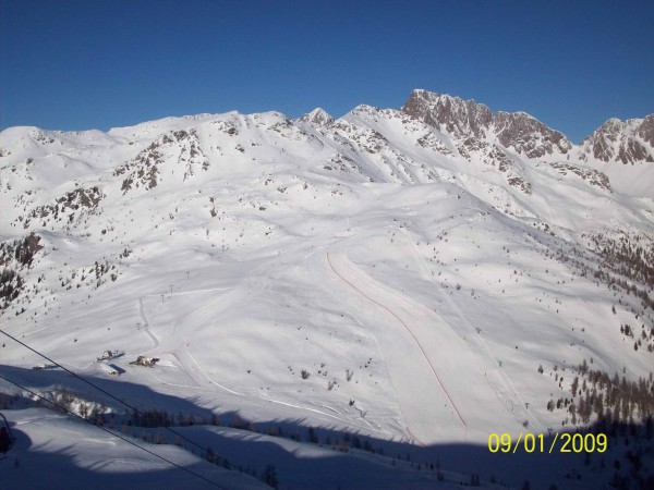 nessuno sulle piste per tutto il giorno